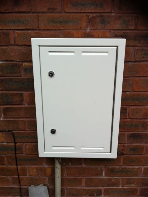 how to replace an electric meter box|outside electric meter cupboard door.